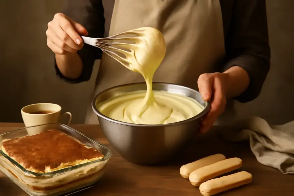 Tiramisù tradizionale senza errori: il passaggio fondamentale per una crema vellutata