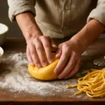 Ricetta per la pasta fresca all’uovo: la procedura artigianale che garantisce elasticità e sapore