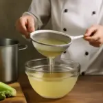 Preparazione del brodo vegetale limpido: trucchetto professionale per eliminare l’aspetto torbido