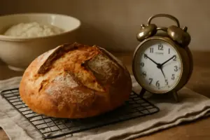 Pane casereccio con la crosta croccante: il tempo di lievitazione che non ti insegnano