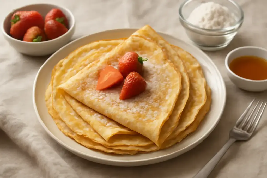 Crepes dolci senza uova: la soluzione leggera per chi vuole dessert sofficissimi
