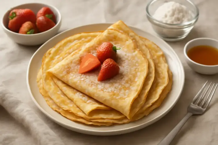 Crepes dolci senza uova: la soluzione leggera per chi vuole dessert sofficissimi