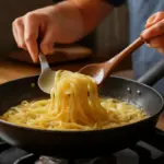 Tecnica per mantecare la pasta direttamente in padella: perché migliora davvero la cremosità del piatto