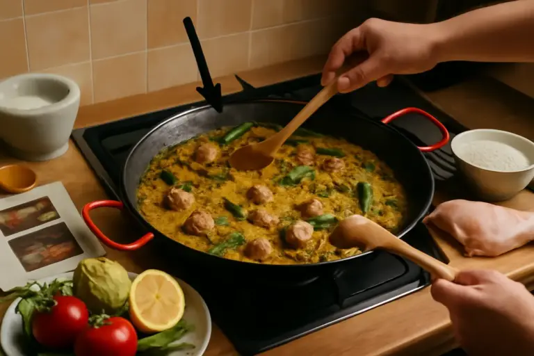 Come preparare la paella valenciana? Passaggi chiave per non rovinarne il sapore